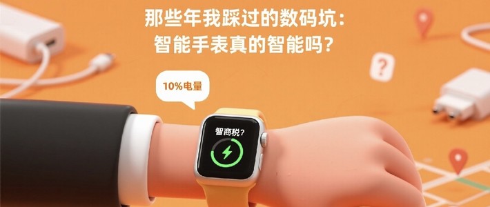 那些年我踩过的数码坑：智能手表真的智能吗？
