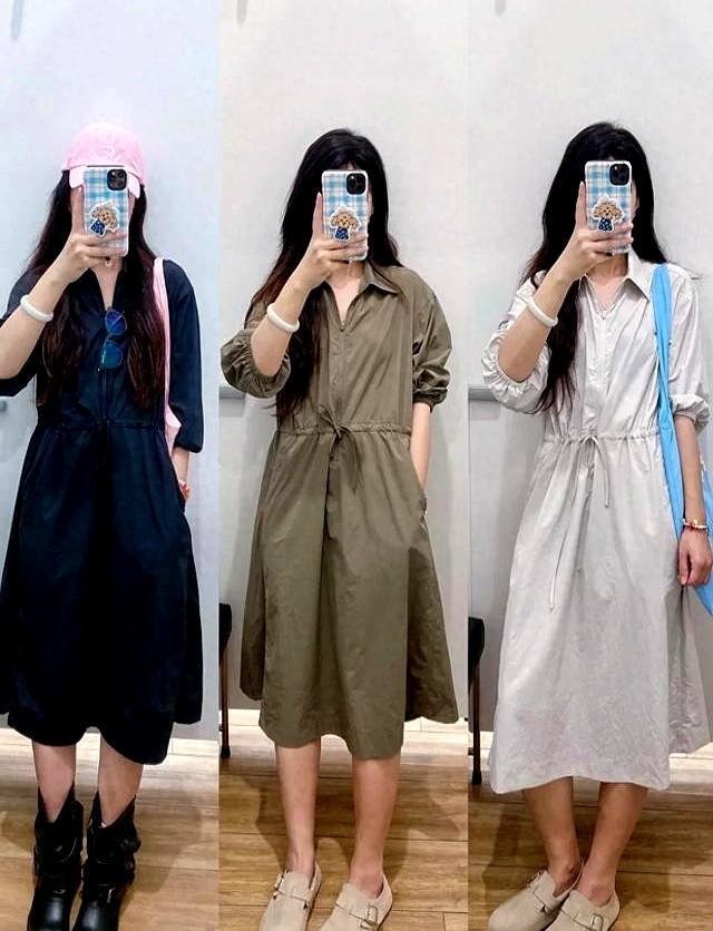 优衣库把Lemaire 风玩明白了！这条连衣裙封神！