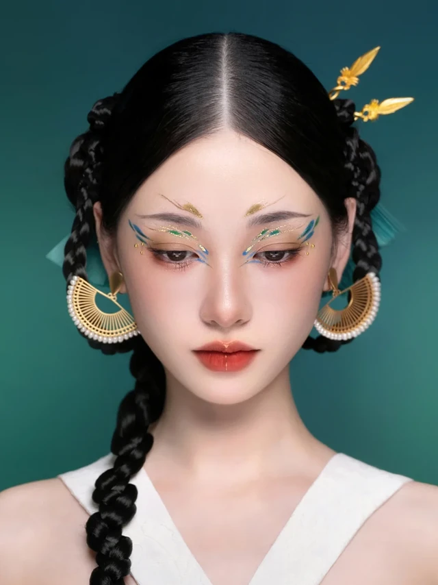 中式霓裳羽衣妆容/凤鸣·雀舞·莺歌三重奏