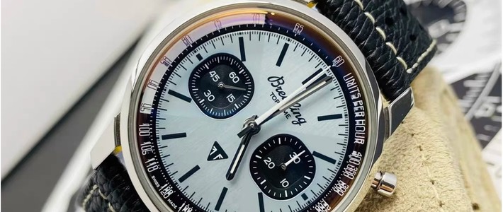百年灵Top Time冰蓝盘：复古与精密的时间叙事