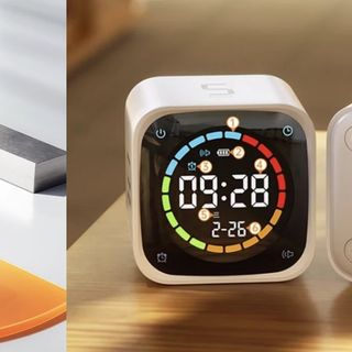 上新！绿巨能时间小方TK3，一秒翻转计时、99min正反双计时、可循环充电设计
