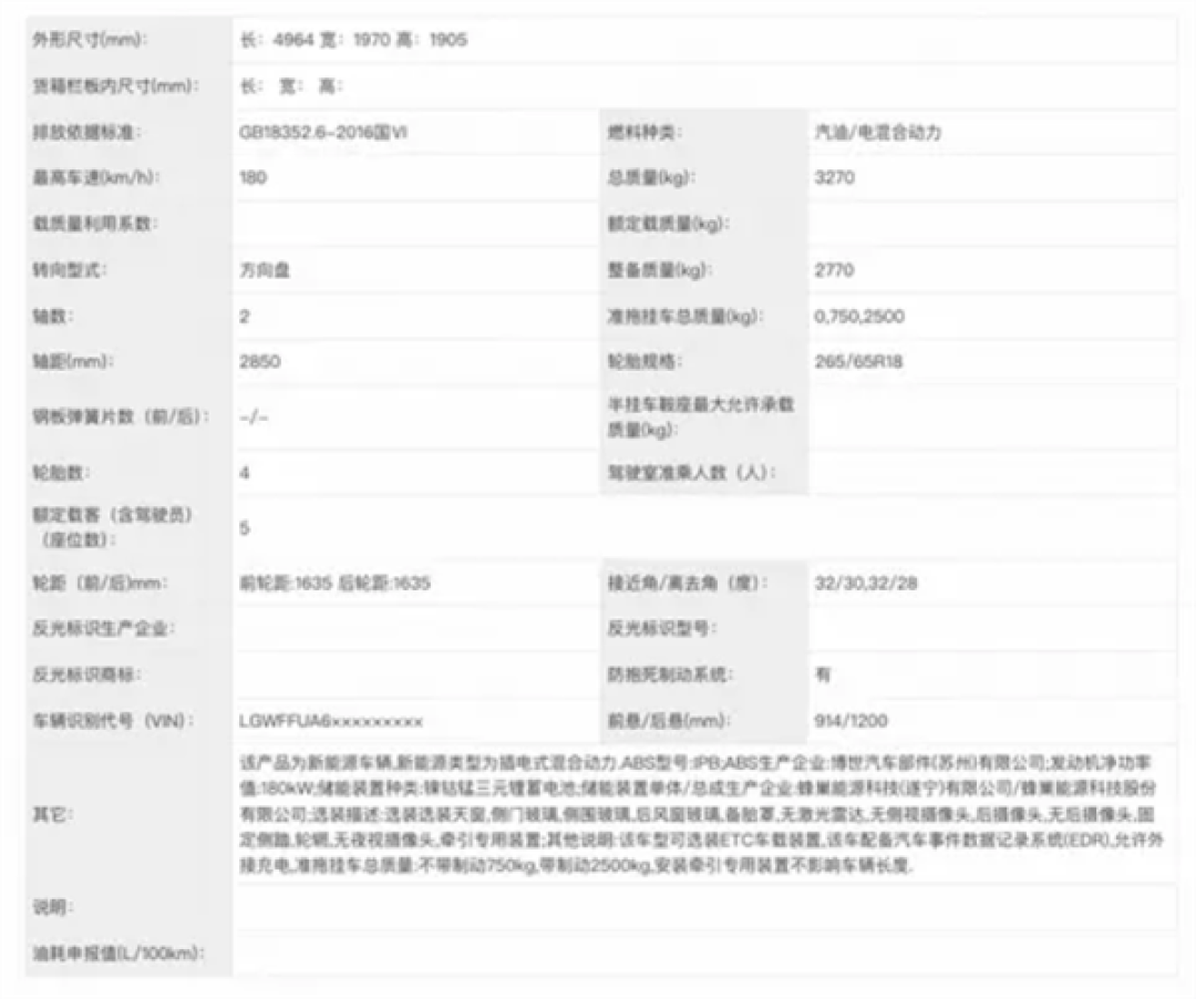 坦克400新料曝光!Hi4-T三电保留 Hi4-Z纯电200KM续航