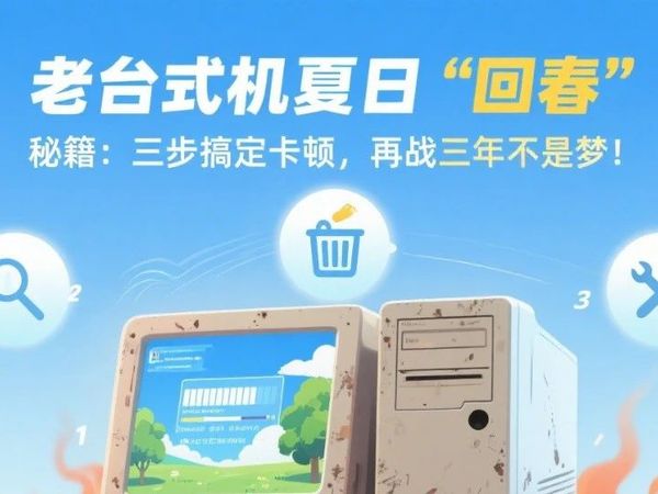 电脑太卡？教你三步搞定！再战三年So easy