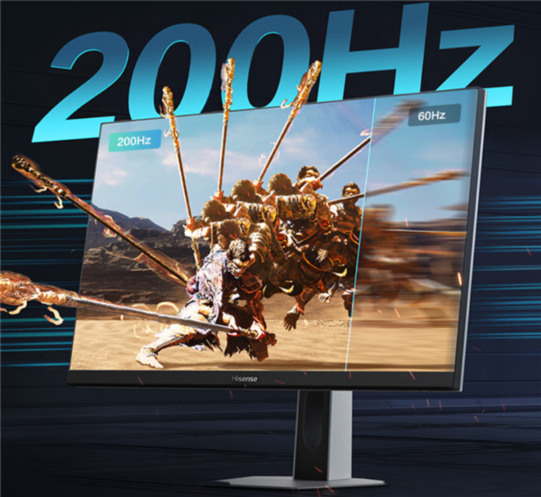 首发1099元!海信推出大圣G5 Pro+电竞显示器:2K200Hz 享三年质保
