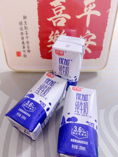 小容量的光明优加纯牛奶太适合女生了
