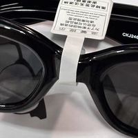 CK墨镜猫眼新款窄框近视太阳镜