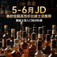 5-6月JD各价位段高性价比威士忌推荐（附威士忌入门知识科普）