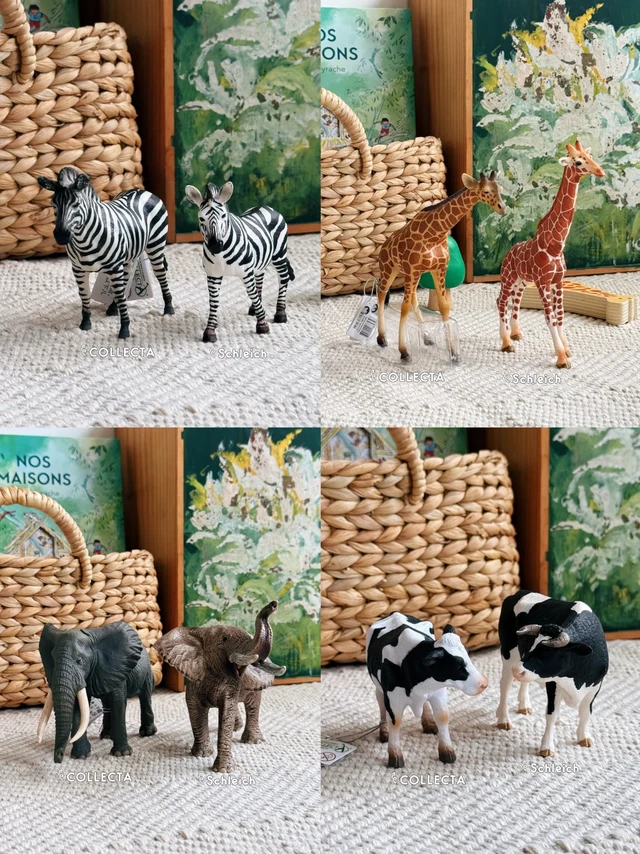 测评｜Schleich和COLLECTA的仿真动物模型