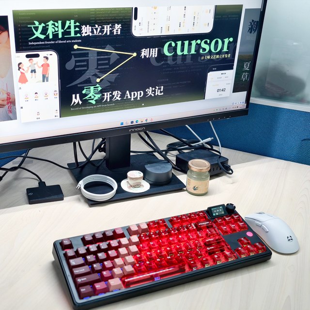 黑爵MK87-百元级机械键盘天花板！高性价比首选，学生党闭眼入！