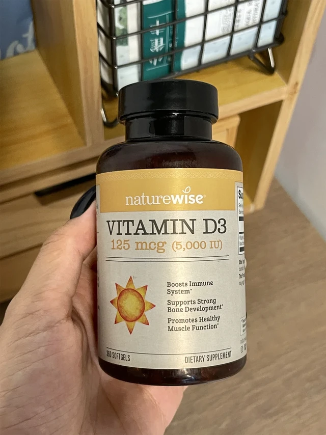 下巴痘补剂分享D3＋VB＋鱼油＋锌
