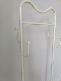 奶油风衣帽架可移动落地挂衣架