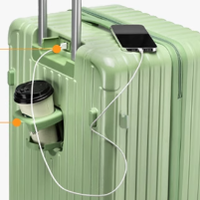 Semir/森马大容量行李箱女20寸登机箱24旅行箱男密码皮箱子拉杆箱