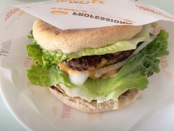 自制牛肉汉堡，早餐新选择