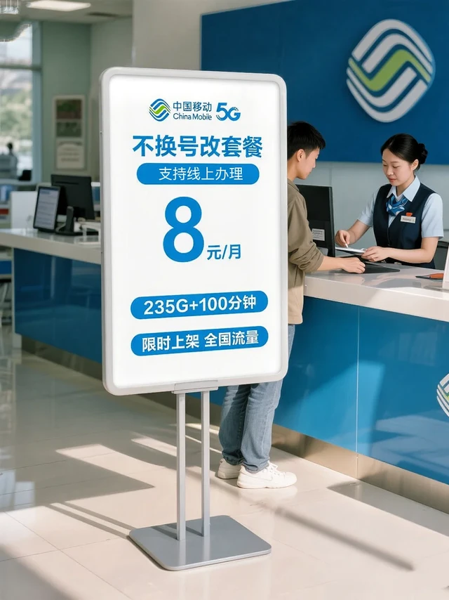移动员工教你改8元235G不换号套餐️‼️