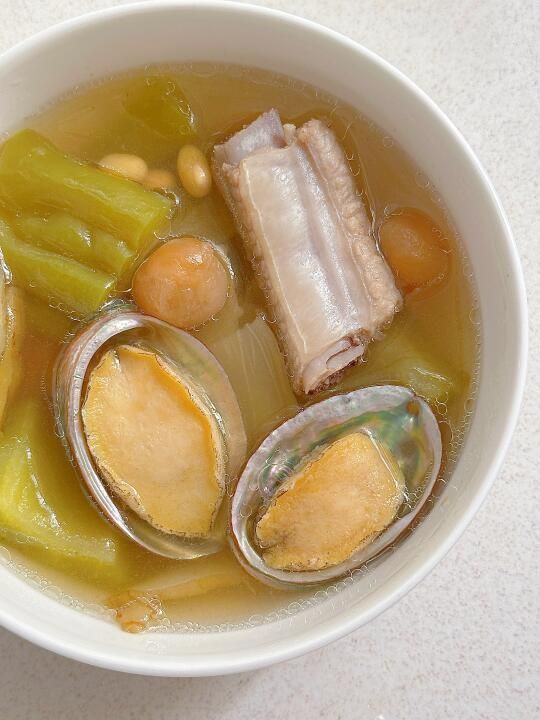 苦瓜+鲍鱼+排骨汤
