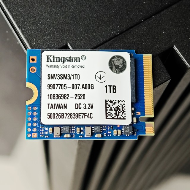 小巧只是优点之一，金士顿 NV3 2230 1TB SSD开箱实测