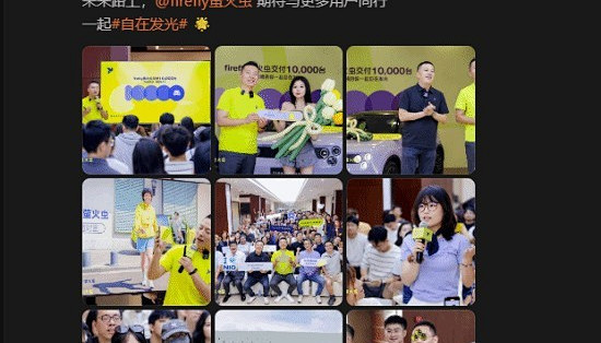 蔚来萤火虫交付破万