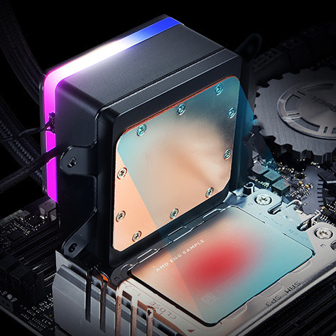 安耐美LIQTECH XTR 幻彩锐龙360水冷，AMD线程撕裂者9000系列绝配