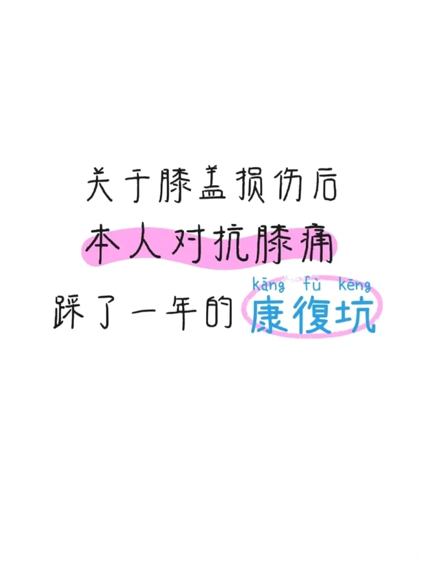 本文案讲述一整年对抗膝痛的辛酸史
