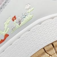 AJ1大童植物刺绣运动鞋设计亮点