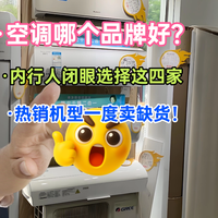 空调哪个品牌好？内行人闭眼选择这四家，热销机型一度卖缺货！