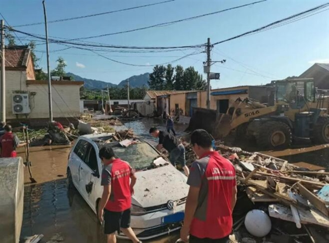 京东捐赠密云的第一批物资已发车 全国任何地方发生灾难 无需汇报直接捐