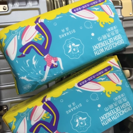 涤尚懒人抹布小苏打泡泡洗碗巾：厨房清洁的得力助手