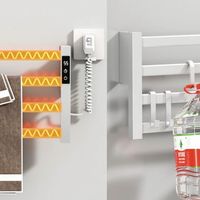 小米有品智能电热毛巾架，碳纤维速热烘干、高清数显面板、APP智能互联、IPX4级防水