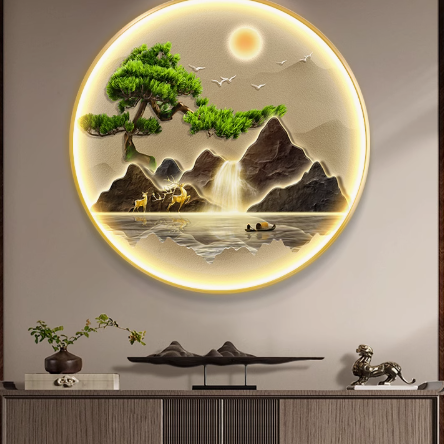✨被邻居追着问的玄关装饰画，美哭了！