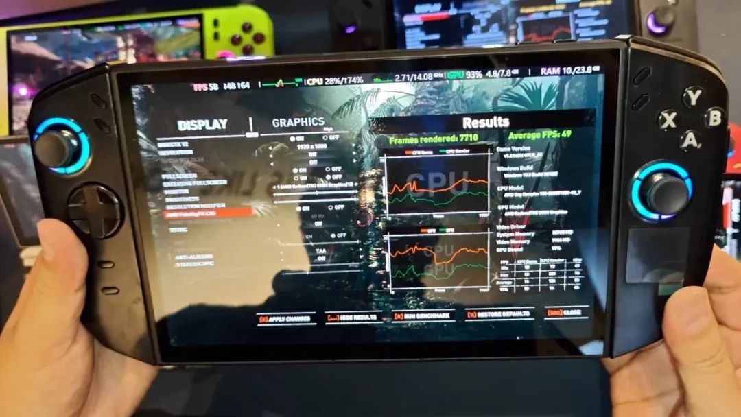 联想Legion Go 2在早期基准测试中超越MSI Claw A8