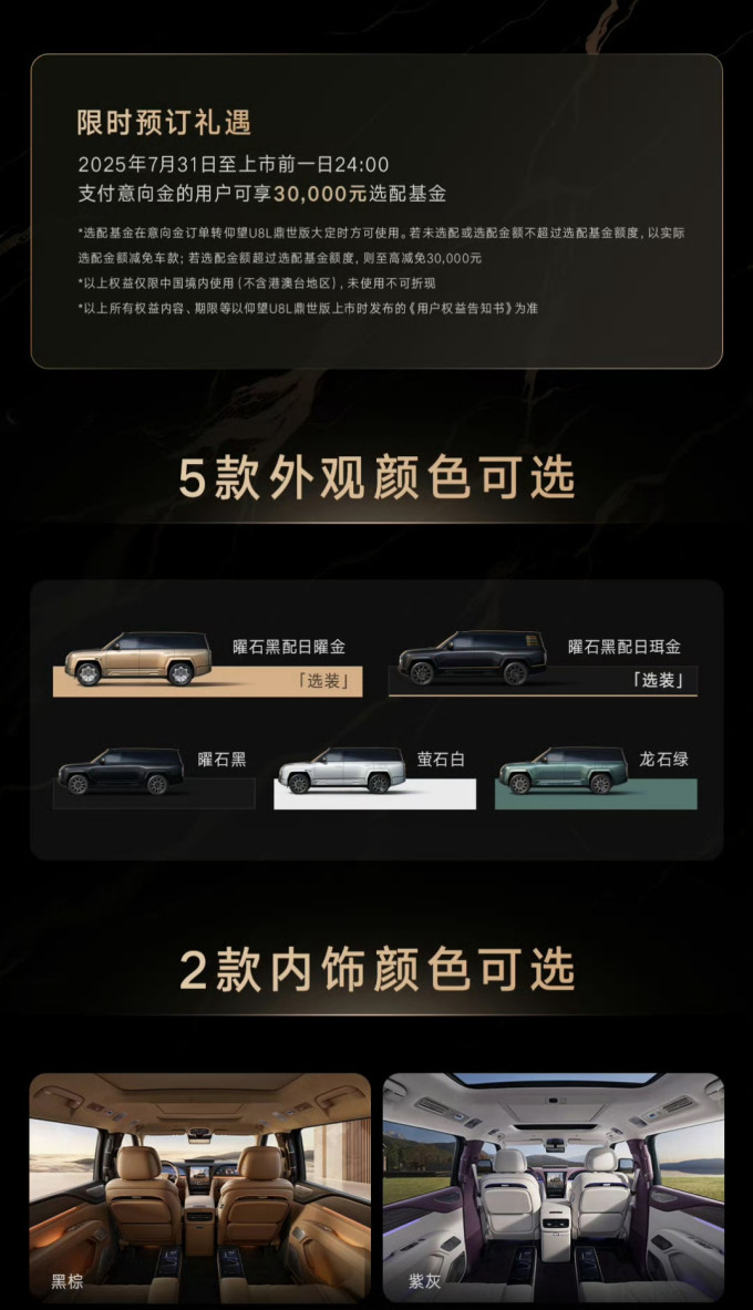 仰望汽车大型SUV