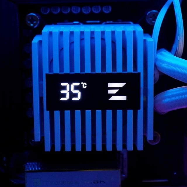 250W解热功耗、自带数显屏，zalman思民阿尔法ALPHA2 A36装机实测