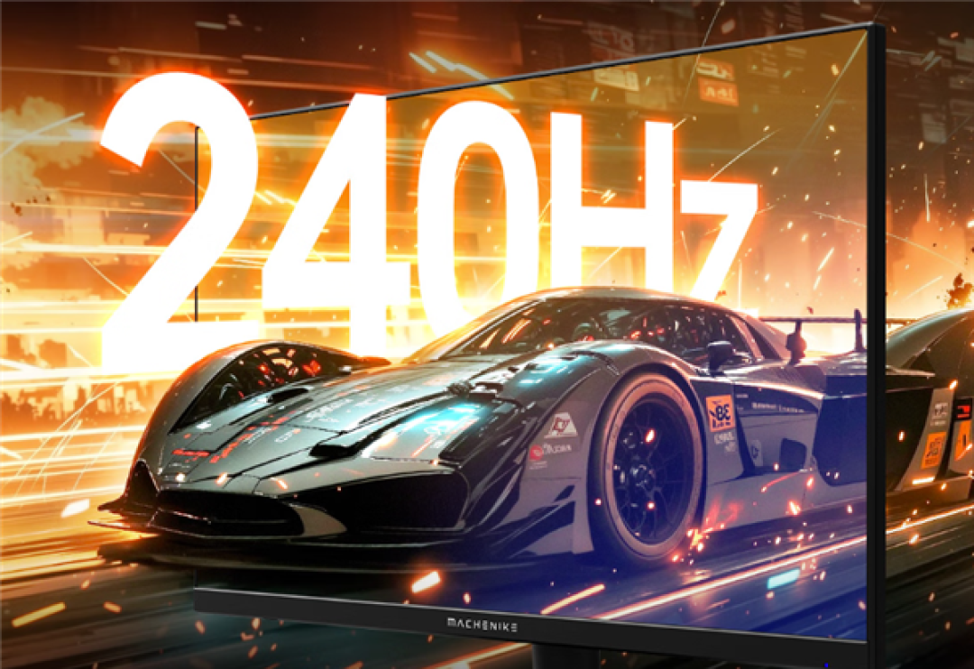 849元即可享2K 240Hz高刷!机械师推出新款23.8英寸显示器