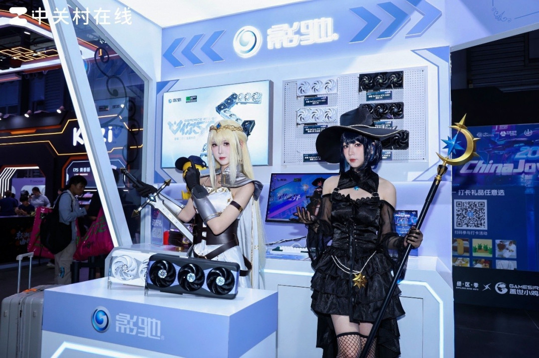 刷新视觉星镜界 ChinaJoy2025影驰展台太秀了