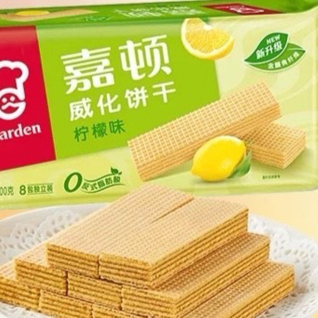 柠檬味威化，清新每一口