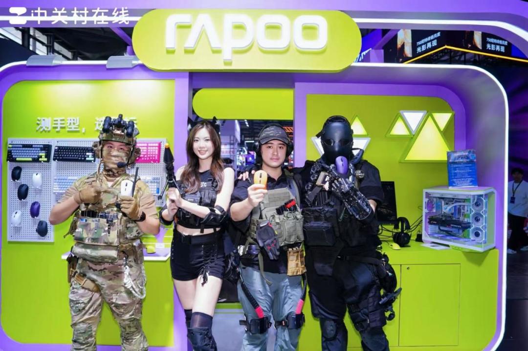 ChinaJoy2025现场直击:雷柏键鼠外设引爆专业电竞体验