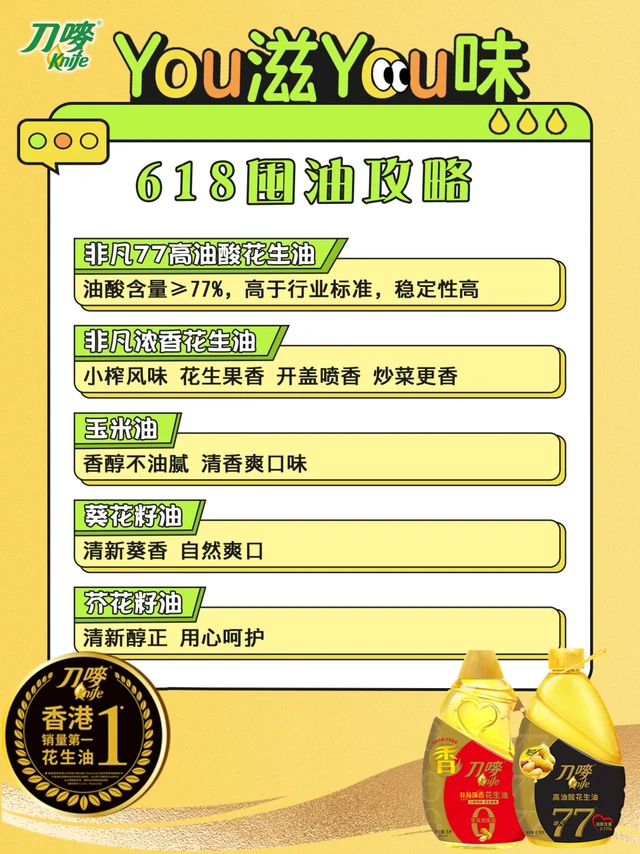 618囤油抄作业！刀唛全系用油攻略