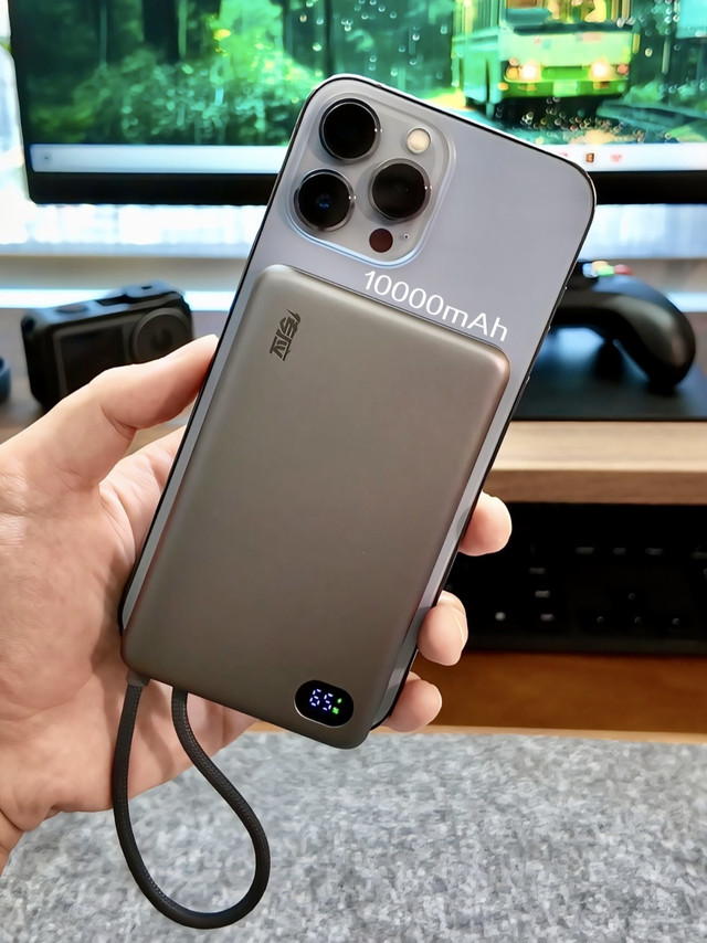 登机不被拦！3C认证充电宝+磁吸自带线绝了