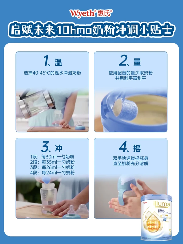 新版启赋未来10hmo的冲调方式~✨