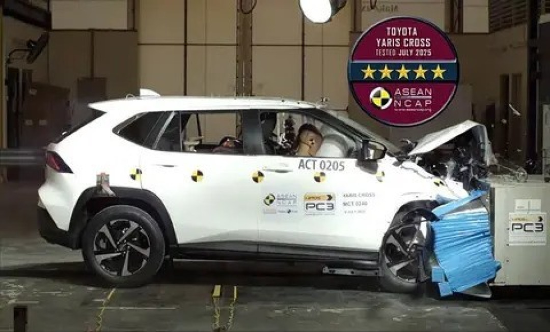 丰田Yaris Cross获东盟五星安全评级,展现卓越安全性能