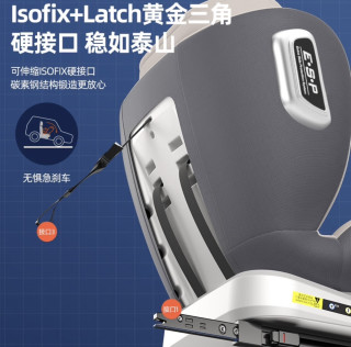Heekin安全座椅：360度旋转真省力，一椅搞定12年！