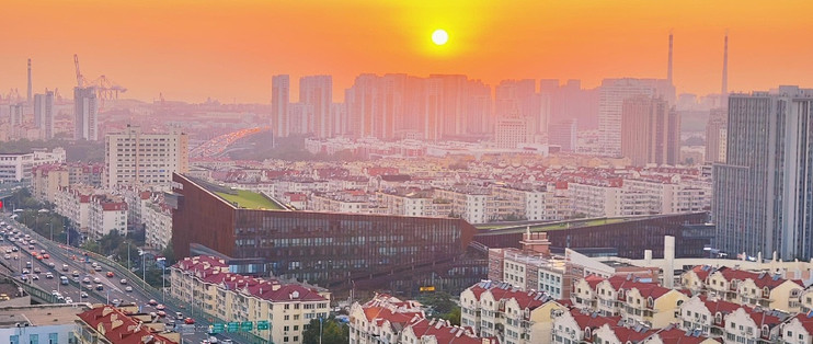 落日余晖下的城市告别_国内度假_什么值得买