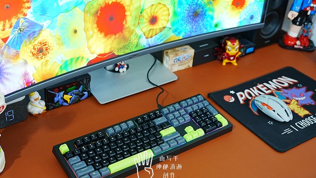 69元入手爱国者机械手感键盘FG108，轻音按键，码字新选择