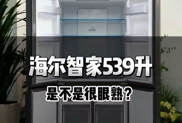 海尔智家539升的大冰箱，海尔478同款升级！