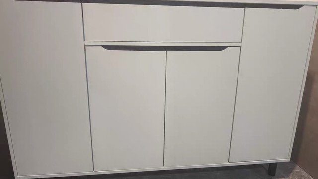家用鞋柜靠墙一体收纳柜子