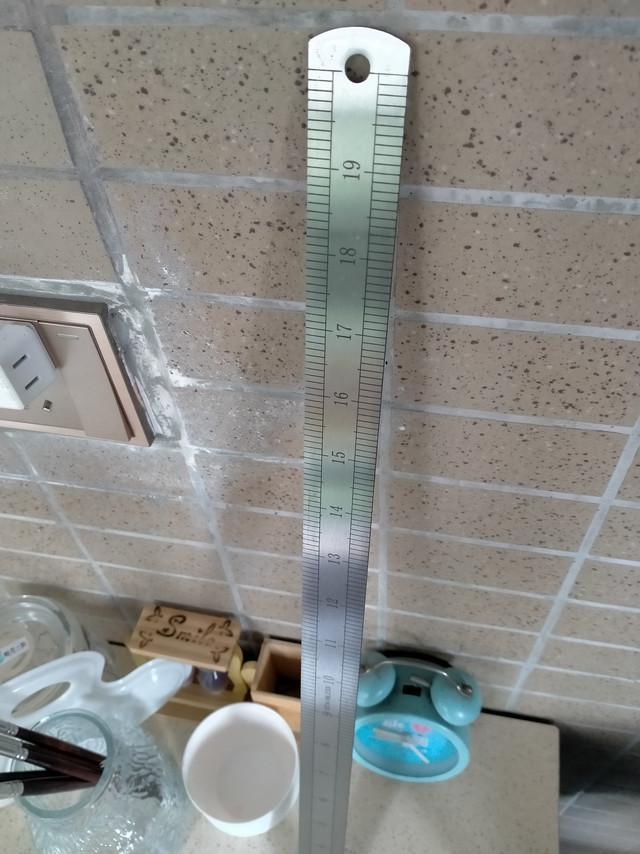 50厘米溥畔龙泉不锈钢戒尺，结实耐用！