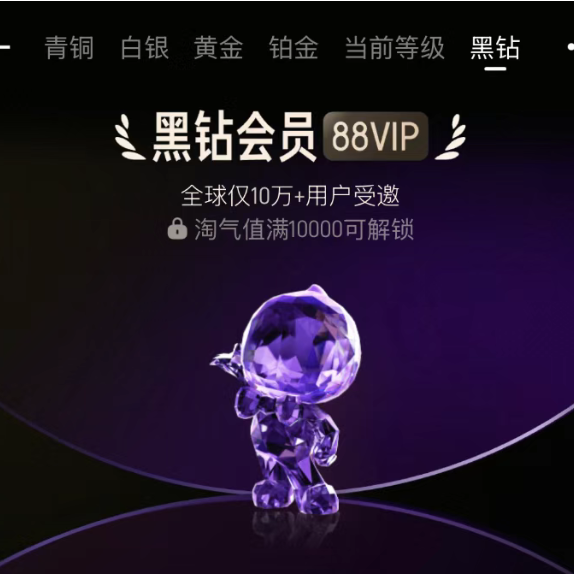 淘宝推出“大会员”，88VIP权益全面升级，你是淘宝黑钻会员吗？