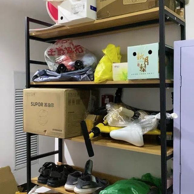 货架置物架家用大容量靠墙收纳架