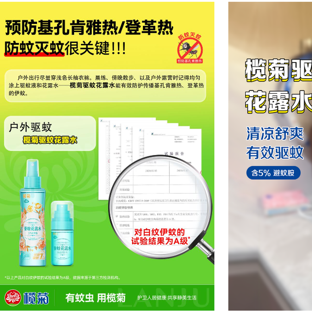 预防基孔肯雅热用什么成分驱蚊产品合适？