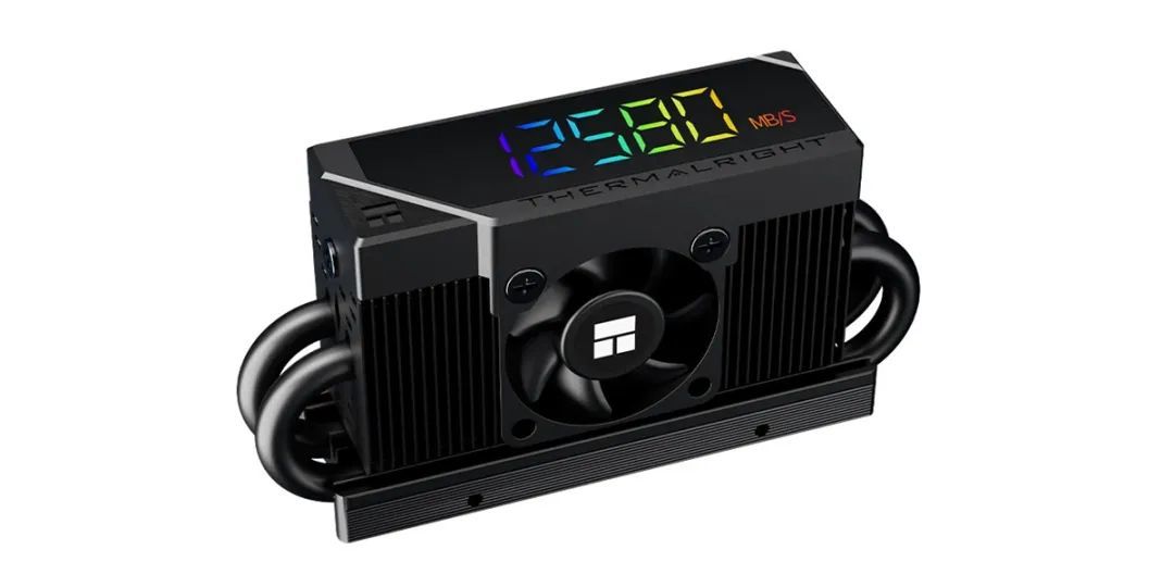 利民推出HR-10 2280 PRO 数显版：主动式SSD散热器，黑白双色，售价129元